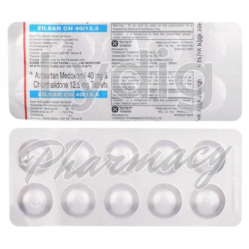 azilsartan medoxomil + chlorthalidone without prescription